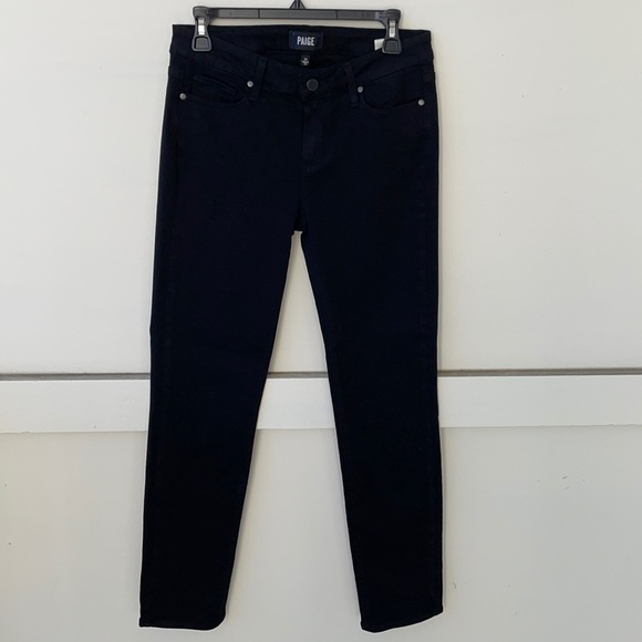 PAIGE Black Skyline Ankle Peg Jeans - Picture 2 of 5